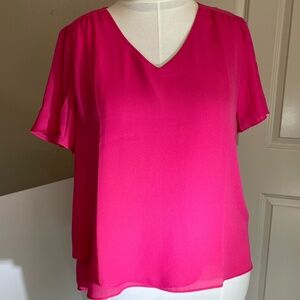LP Poly Chiffon V-Neck Summer "Ross Blouse" by Montgomery Post for Stitch Fix